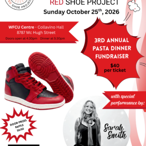 3rd Annual Austin's Red Shoe Project Pasta Dinner Fundraiser