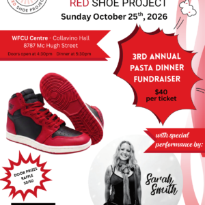 3rd Annual Austin's Red Shoe Project Pasta Dinner Fundraiser